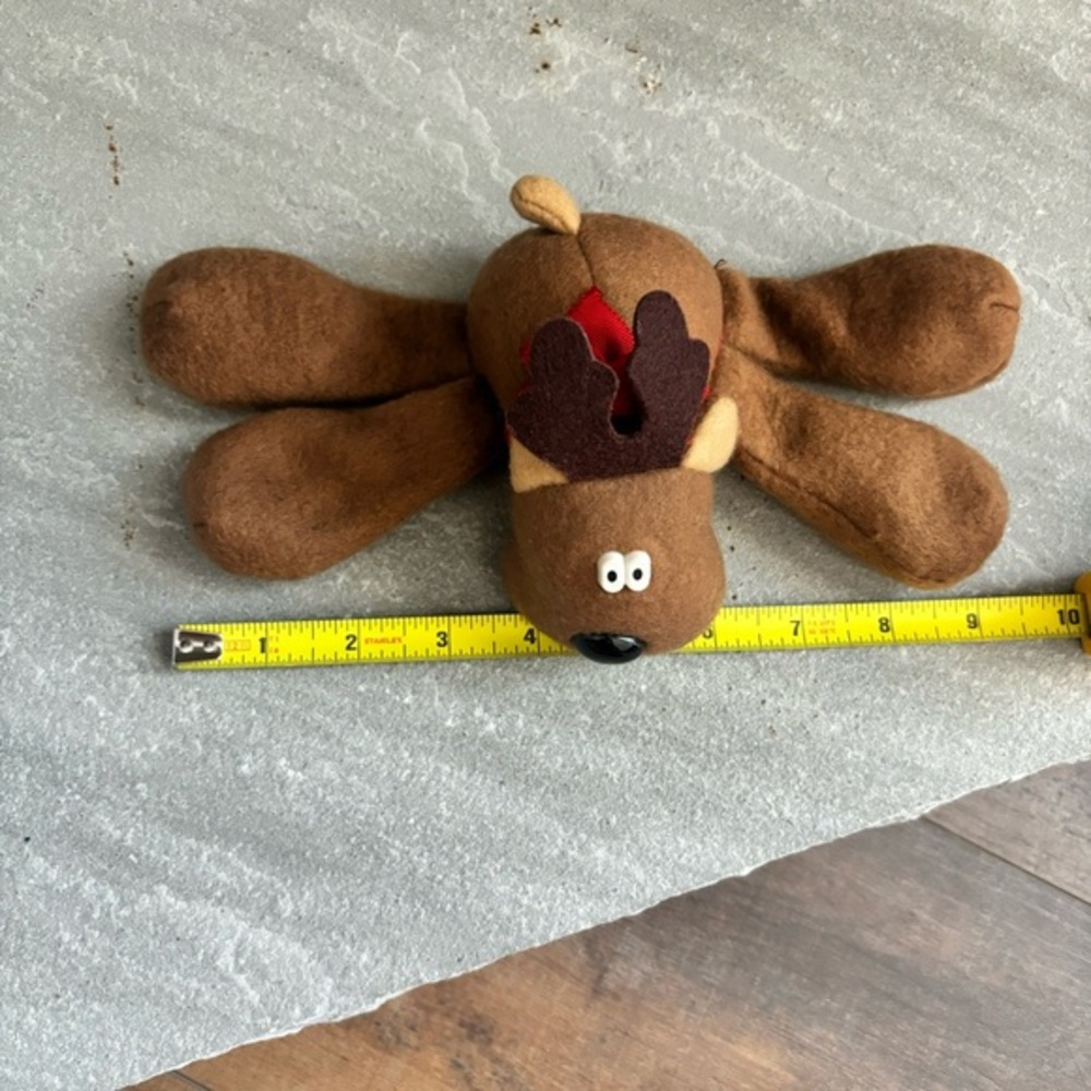 Hallmark Vintage Rodney Reindeer 1979 Beanie Plush Stuffed Animal Christmas - Picture 9 of 10